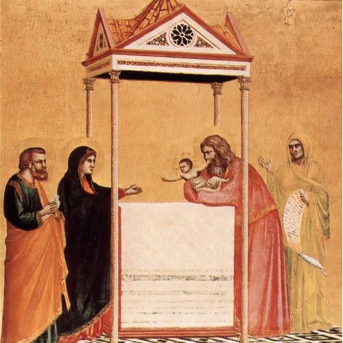 Giotto di Bondone, Bebek İsa'nın Tapınakta Sunulması Giotto di Bondone, Bebek İsa'nın Tapınakta Sunulması Gotik Sanat Akımları