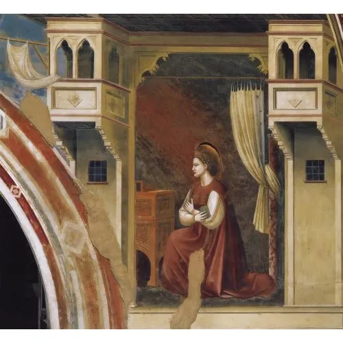 Giotto di Bondone, Mesajı Alan Meryem Giotto di Bondone, Mesajı Alan Meryem