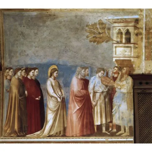 Giotto di Bondone, Meryem'in Düğün Alayı Giotto di Bondone, Meryem'in Düğün Alayı