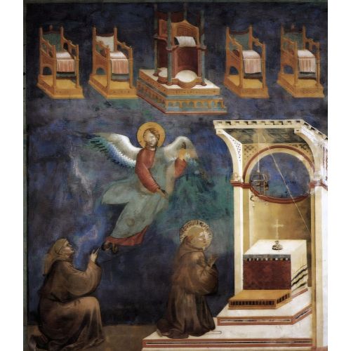 Giotto di Bondone, Tahtların Görümü Giotto di Bondone, Tahtların Görümü Gotik Sanat Akımları