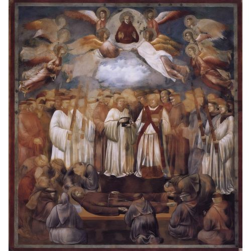 Giotto di Bondone, Death and Ascension of St. Francis Giotto di Bondone, Death and Ascension of St. Francis