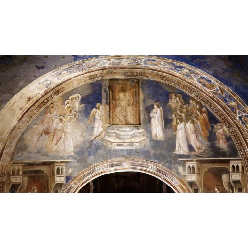 Giotto di Bondone, Tanrı'nın Cebrail'i Meryem'e Göndermesi Giotto di Bondone, Tanrı'nın Cebrail'i Meryem'e Göndermesi Gotik Sanat Akımları