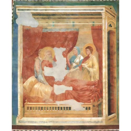 Giotto di Bondone, İshak'ın Yakub'u Kutsaması Giotto di Bondone, İshak'ın Yakub'u Kutsaması Gotik Sanat Akımları