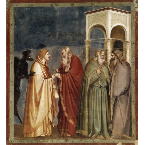 Giotto di Bondone, Yahuda'nın İhaneti Karşılığında Ödeme Alması Giotto di Bondone, Yahuda'nın İhaneti Karşılığında Ödeme Alması Gotik Sanat Akımları