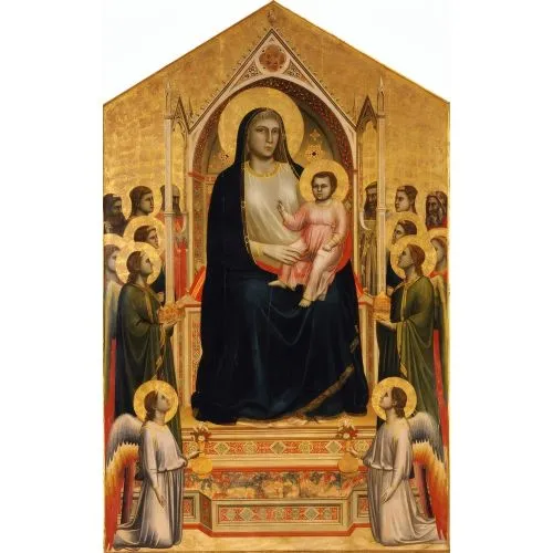 Giotto di Bondone, Ognissanti Madonnası Giotto di Bondone, Ognissanti Madonnası