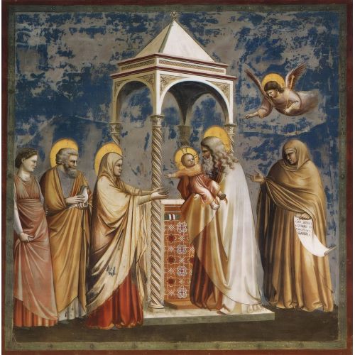 Giotto di Bondone, İsa'nın Tapınakta Sunulması Giotto di Bondone, İsa'nın Tapınakta Sunulması Gotik Sanat Akımları