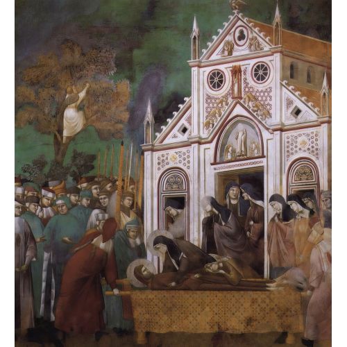 Giotto di Bondone, Aziz Clare'in Aziz Francis İçin Yas Tutması Giotto di Bondone, Aziz Clare'in Aziz Francis İçin Yas Tutması Gotik Sanat Akımları