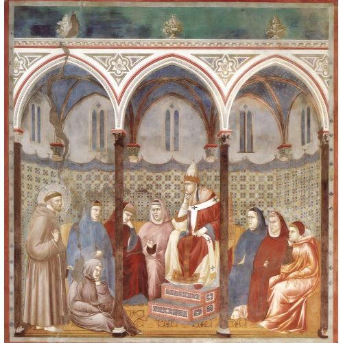 Giotto di Bondone, Aziz Francis'in Papa III. Honorius'a Vaaz Vermesi Giotto di Bondone, Aziz Francis'in Papa III. Honorius'a Vaaz Vermesi Gotik Sanat Akımları