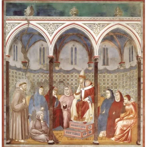 Giotto di Bondone, Aziz Francis'in Papa III. Honorius'a Vaaz Vermesi Giotto di Bondone, Aziz Francis'in Papa III. Honorius'a Vaaz Vermesi
