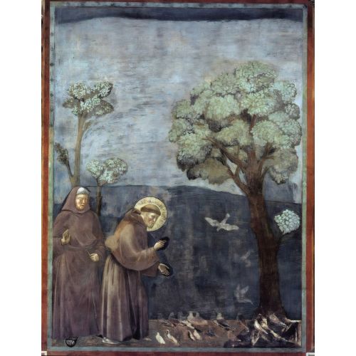 Giotto di Bondone, Aziz Francis'in Kuşlara Vaaz Vermesi Giotto di Bondone, Aziz Francis'in Kuşlara Vaaz Vermesi
