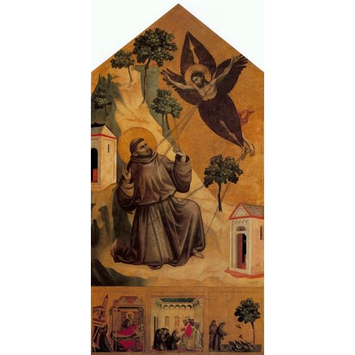 Giotto di Bondone, Aziz Francis'in Stigmata'yı Alışı Giotto di Bondone, Aziz Francis'in Stigmata'yı Alışı Gotik Sanat Akımları