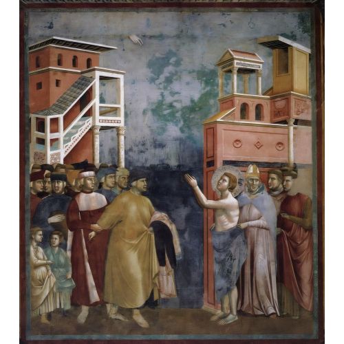 Giotto di Bondone, Aziz Francis Tüm Dünyevi Mallardan Vazgeçiyor Giotto di Bondone, Aziz Francis Tüm Dünyevi Mallardan Vazgeçiyor Gotik Sanat Akımları