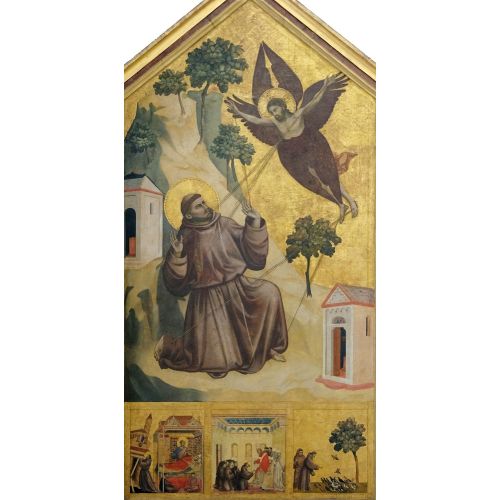 Giotto di Bondone, Aziz Francis La Verna'nın Korkunç Kayalıklarında Ayakta Giotto di Bondone, Aziz Francis La Verna'nın Korkunç Kayalıklarında Ayakta Gotik Sanat Akımları