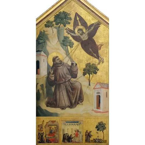 Giotto di Bondone, Aziz Francis La Verna'nın Korkunç Kayalıklarında Ayakta