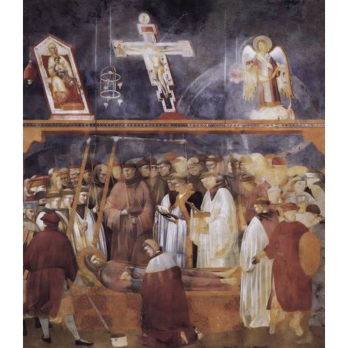 Giotto di Bondone, Aziz Jerome'un Aziz Francis'in Bedenindeki Stigmata Yaralarını Kontrol Etmesi Giotto di Bondone, Aziz Jerome'un Aziz Francis'in Bedenindeki Stigmata Yaralarını Kontrol Etmesi Gotik Sanat Akımları