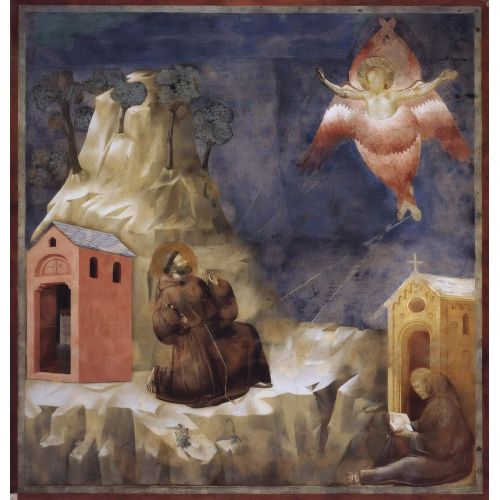 Giotto di Bondone, Aziz Francis'in Stigmata Yaralarıyla İşaretlenmesi Giotto di Bondone, Aziz Francis'in Stigmata Yaralarıyla İşaretlenmesi Gotik Sanat Akımları