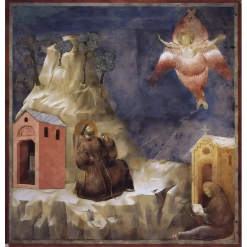 Giotto di Bondone, Aziz Francis'in Stigmata Yaralarıyla İşaretlenmesi Giotto di Bondone, Aziz Francis'in Stigmata Yaralarıyla İşaretlenmesi