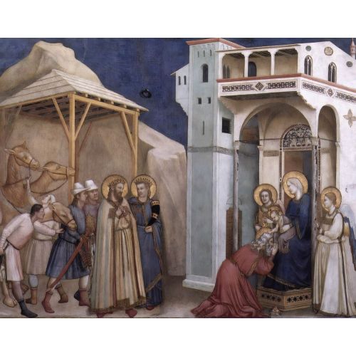 Giotto di Bondone, Müneccimlerin Hayranlığı -2 Giotto di Bondone, Müneccimlerin Hayranlığı -2 Gotik Sanat Akımları