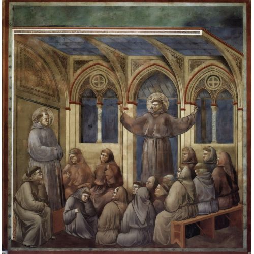 Giotto di Bondone, Arles'daki Tarikat Toplantı Salonunda Görünme Giotto di Bondone, Arles'daki Tarikat Toplantı Salonunda Görünme