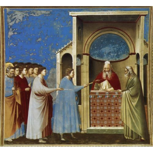 Giotto di Bondone, Asaların Tapınağa Getirilmesi Giotto di Bondone, Asaların Tapınağa Getirilmesi