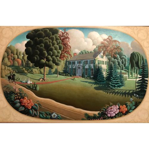 Grant Wood Overmantel