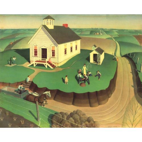 Grant Wood Schoolhouse Grant Wood Schoolhouse