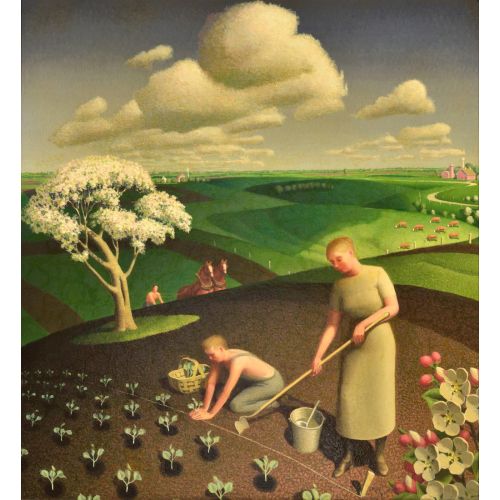 Grant Wood Spring In Town Grant Wood Spring In Town