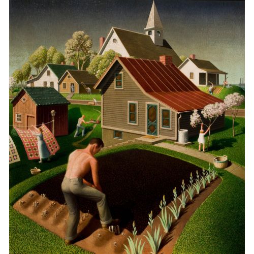 Grant Wood Kasabadaki İlkbahar 1941