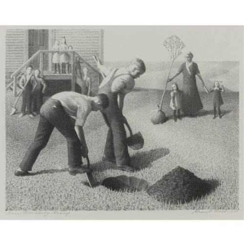 Grant Wood Ağaç Dikme Grubu