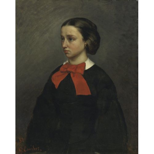 Gustave Courbet, Portrait Of Mademoiselle Jacquet Gustave Courbet, Portrait Of Mademoiselle Jacquet