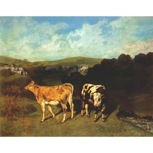 Gustave Courbet, Beyaz Boğa Ve Sarışın Düve