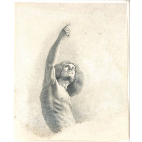 Gustave Courbet, Self Portrait With Upraised Arm Gustave Courbet, Self Portrait With Upraised Arm