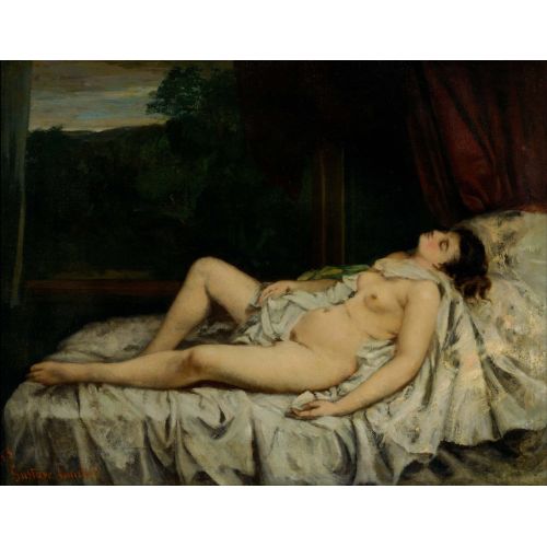 Gustave Courbet, Çıplak Uyuyor Gustave Courbet, Çıplak Uyuyor