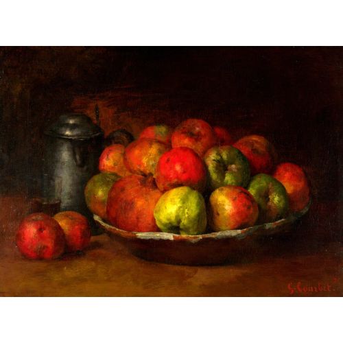 Gustave Courbet, Elma Ve Narlı Natürmort