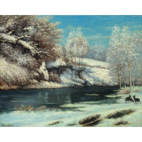 Gustave Courbet, Winter Landscape Gustave Courbet, Winter Landscape
