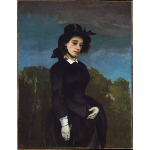 Gustave Courbet, Binici Kıyafetili Kadın Lamazone