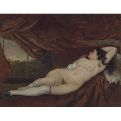 Gustave Courbet, Çıplak Kadın Uzanmış Gustave Courbet, Çıplak Kadın Uzanmış
