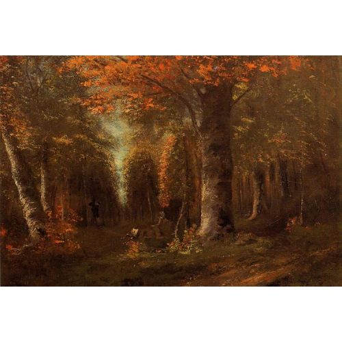 Gustave Courbet, Ağustosta Orman