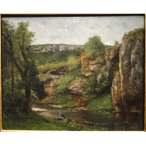 Gustave Courbet, Balıkçı İle Manzara