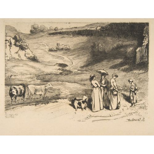 Gustave Courbet, Les Demoiselles De Village After Gustave Courbet, Les Demoiselles De Village After