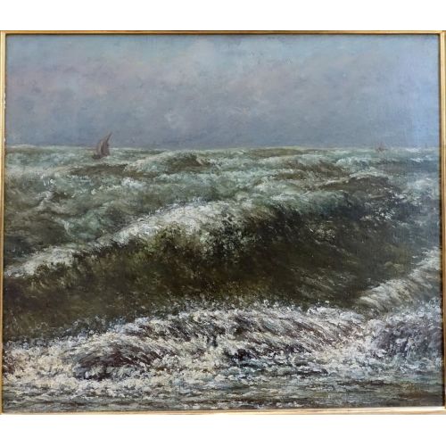 Gustave Courbet, Stormy Sea Gustave Courbet, Stormy Sea
