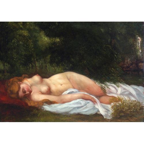 Gustave Courbet, Yatan Çıplak Gustave Courbet, Yatan Çıplak