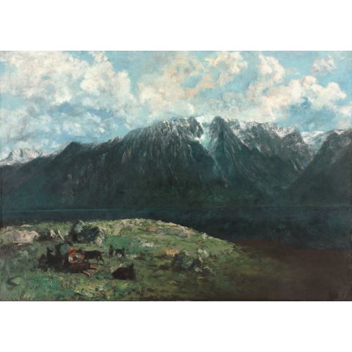 Gustave Courbet, Alp Dağları Panoramik Görüntüsü Midi Dişleri