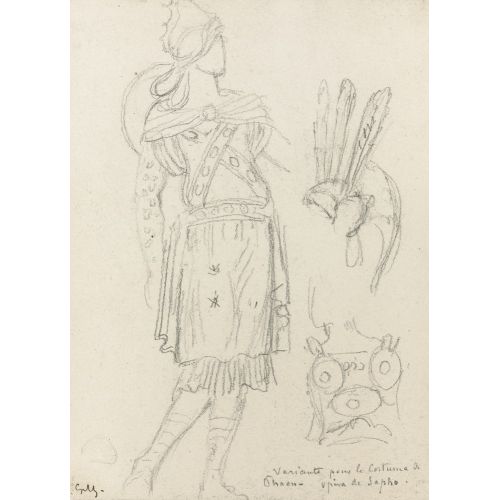 Gustave Moreau, A Costume Design: Phaon, In The Opera Sappho