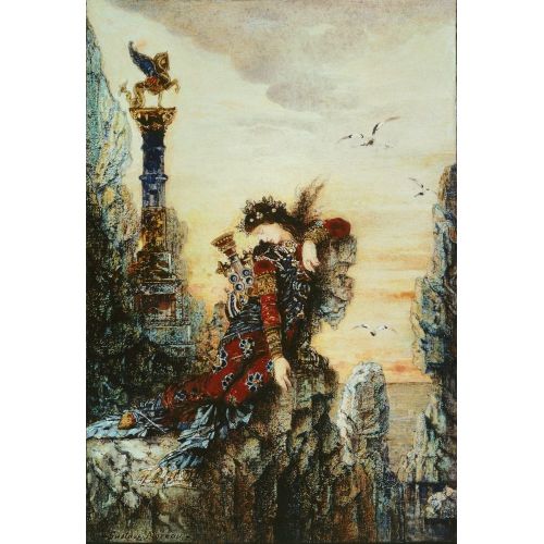 Gustave Moreau, Sappho On The Rocks Gustave Moreau, Sappho On The Rocks