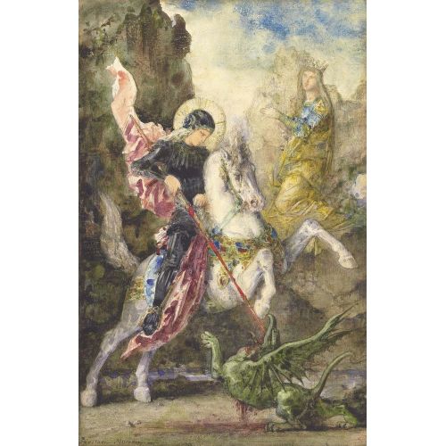 Gustave Moreau, St George And The Dragon Gustave Moreau, St George And The Dragon