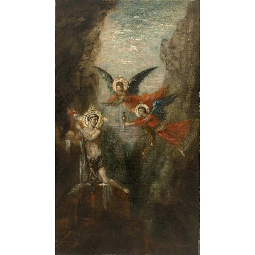 Gustave Moreau, Çölde Bir Aziz, 1879 Dolaylarında Gustave Moreau, Çölde Bir Aziz, 1879 Dolaylarında