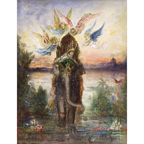 Gustave Moreau, The Sacred Elephant Peri Gustave Moreau, The Sacred Elephant Peri