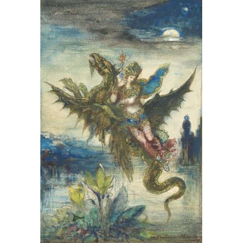 Gustave Moreau, Dream Of The Orient Or The Peri