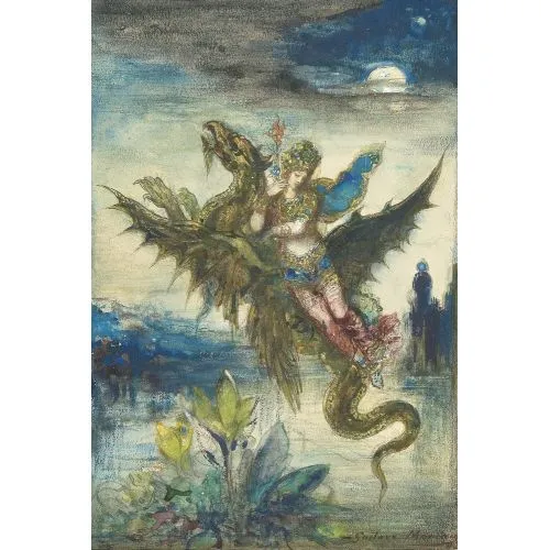 Gustave Moreau, Dream Of The Orient Or The Peri Gustave Moreau, Dream Of The Orient Or The Peri